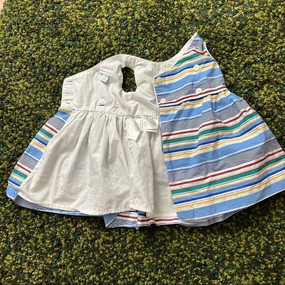 Ralph Lauren Striped Wrap Dress 12M - Picture 4 of 6